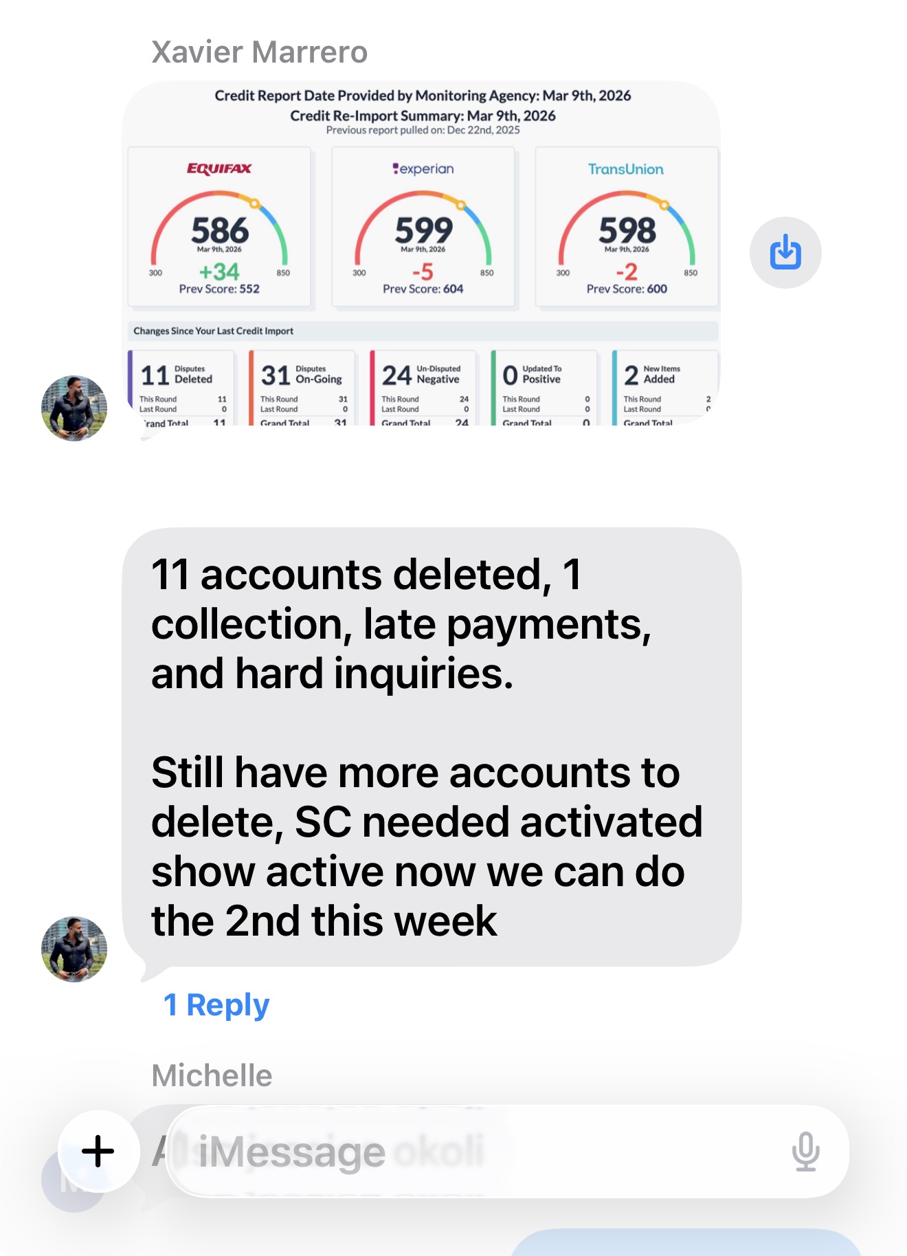 Veteran testimonial screenshot